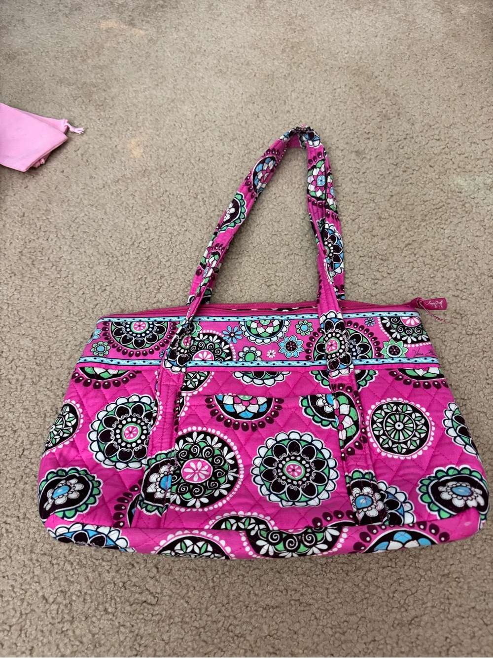 Vera Bradley cupcake pink tote bag